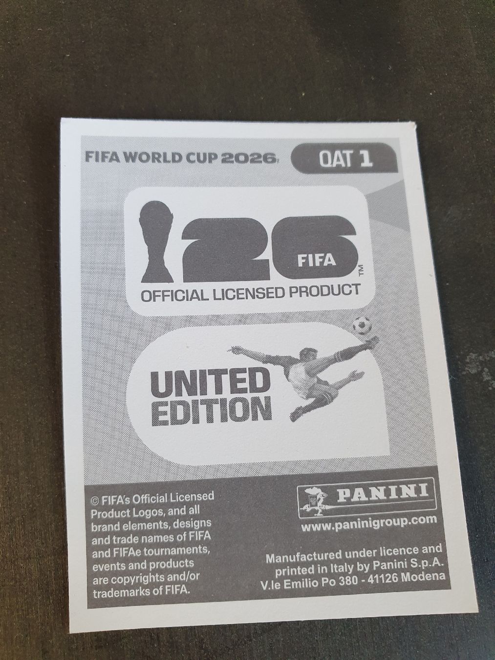 Panini Cartes à collectionner: Fifa world Cup 2026 QAT 1 – Neuf avec emballage d'origine à St.Gallen par Avena135 1