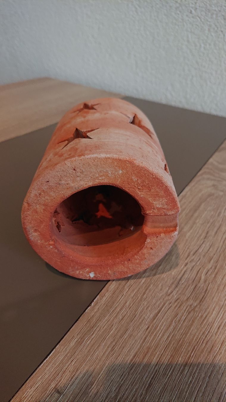 Tutte le decorazioni: Ton Windlicht Kerzenhalter Sterne Deko Advent – Usato da Madiswil venduto da Sandraho 1