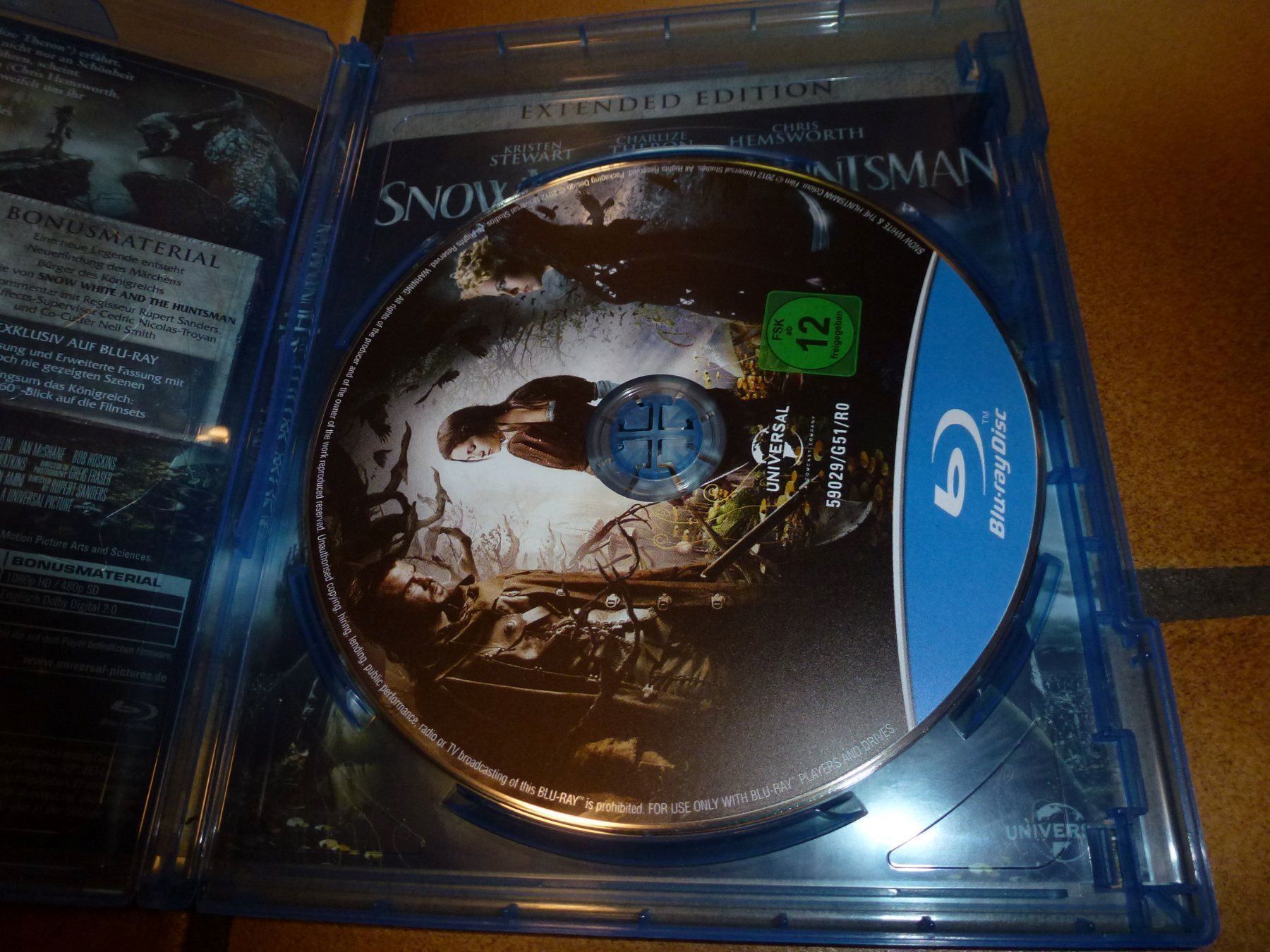 Alle DVDs: Snow White & the Huntsman BLU-RAY – Gebraucht aus Olten von Disc-Verkauf 1
