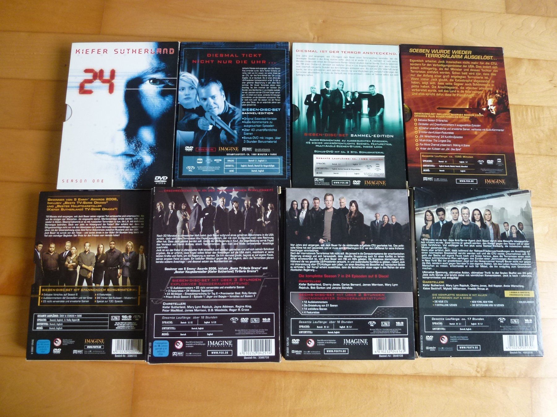 Alle DVDs: 24 - Staffel 1-8 (DVD) – Gebraucht aus Bern von Frebo 1