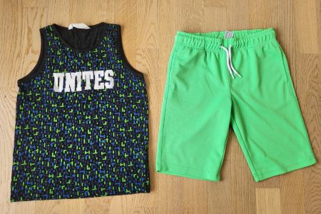 Set Bermuda/Shorts + Tanktop Gr 134/140