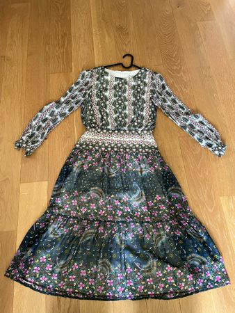Saloni Seidenkleid, neuwertig, Gr. 36