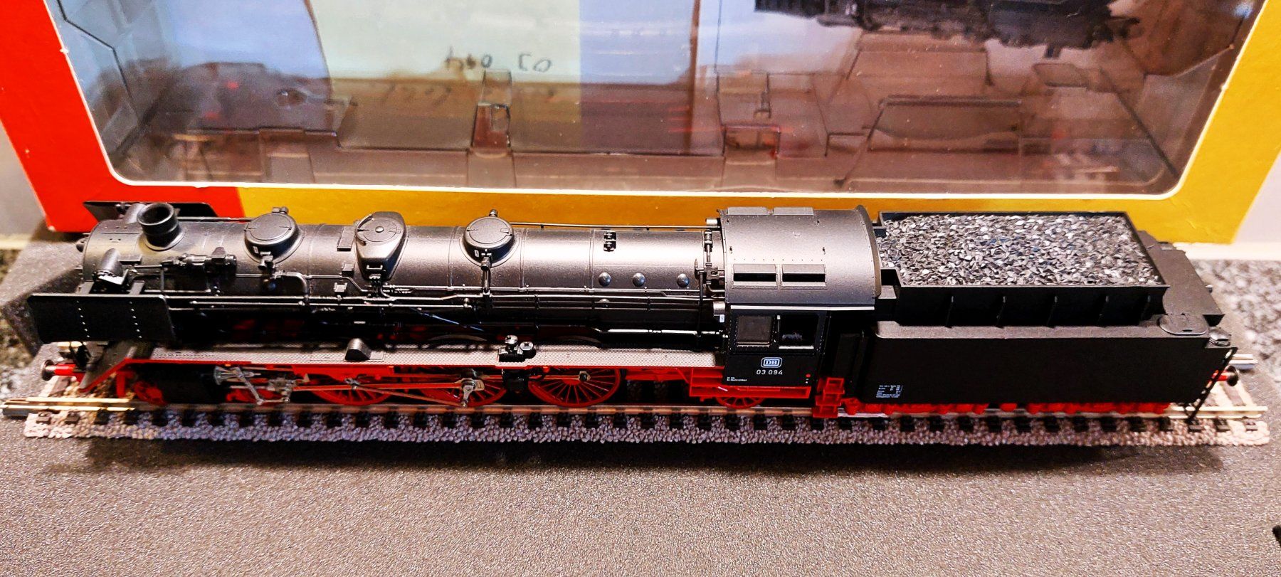 Fleischmann Modellini di ferrovie: Fleischmann 4103 K - Schlepptenderdampflok BR 03 094 der DB – Nuovo (secondo la descrizione) da Rotkreuz venduto da MOBAHN-1zu87 6