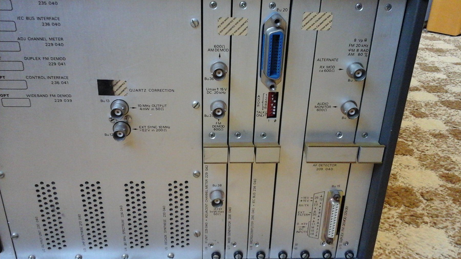 Radiocomunicazione: Schlumberger SOLARTRON Stabilock 4040 Communication Test Set – Usato da Farnern venduto da Radiovox 9