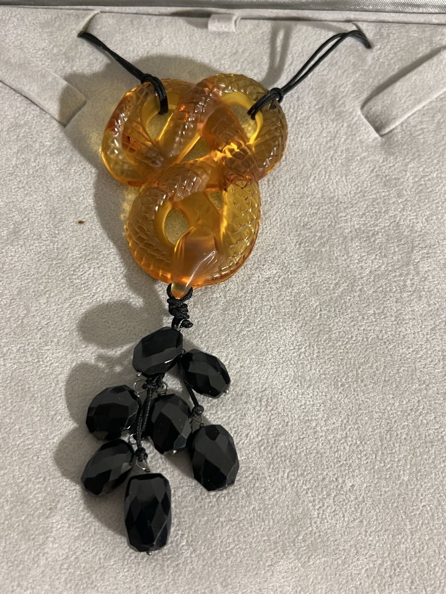 Lalique Catenine: Collier serpent en cristal, Lalique – Usato da St-Pierre-Clages venduto da ste_xk6p 2