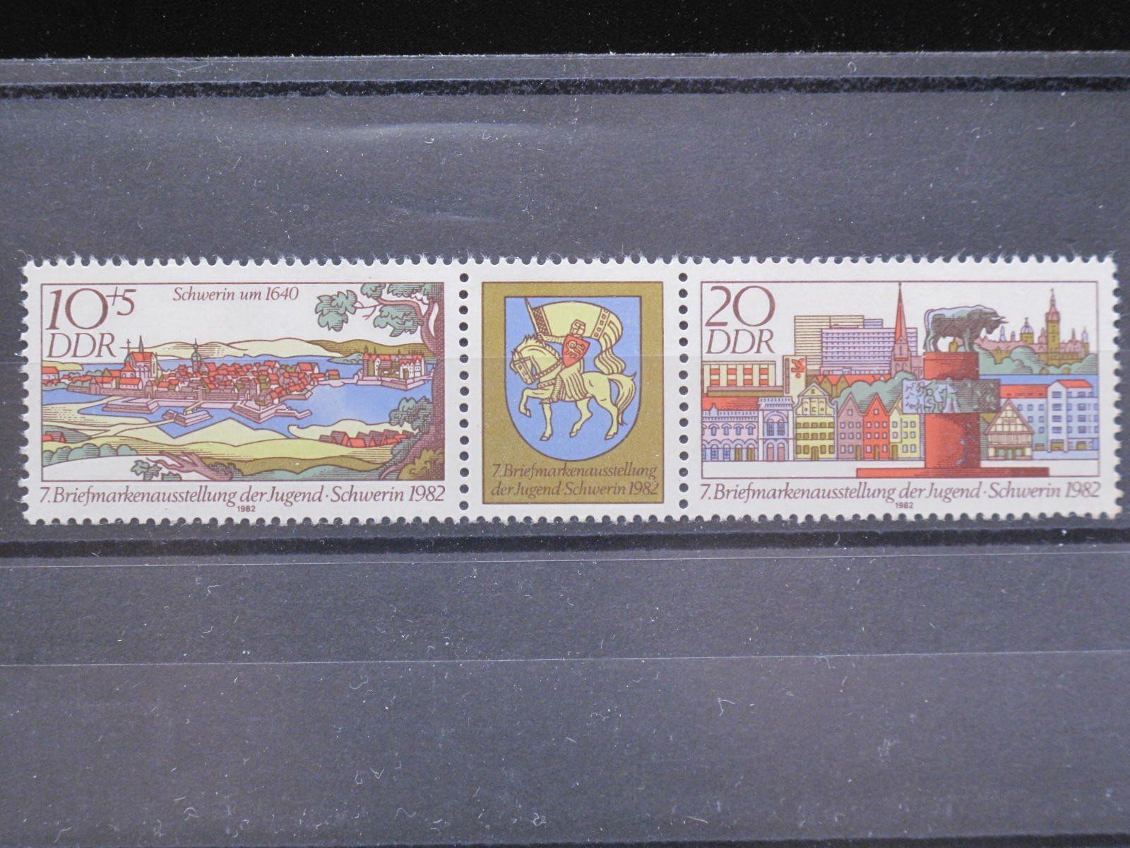 Tutti i francobolli: DDR 1982 Briefmarkenausstellung ** – Usato da Wil SG venduto da fva01