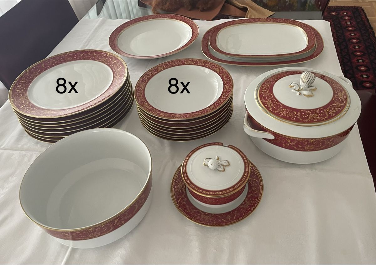 Set di piatti: Langenthaler Tafelservice Château – Nuovo (secondo la descrizione) da Lotzwil venduto da Schlafwolle