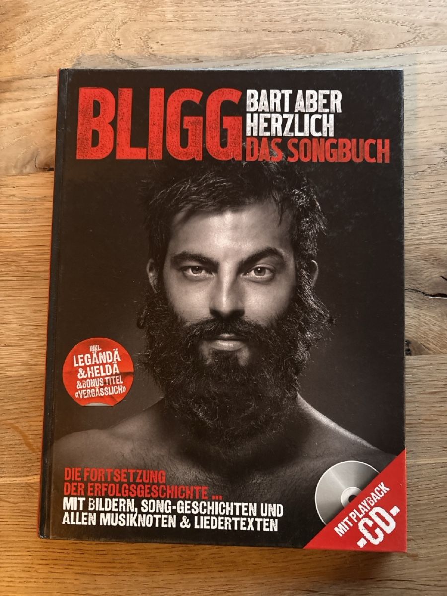 Bücher: Bligg Bart aber Herzlich Das Songbuch – Neu (gemäss Beschreibung) aus Grosshöchstetten von Faebu_0412