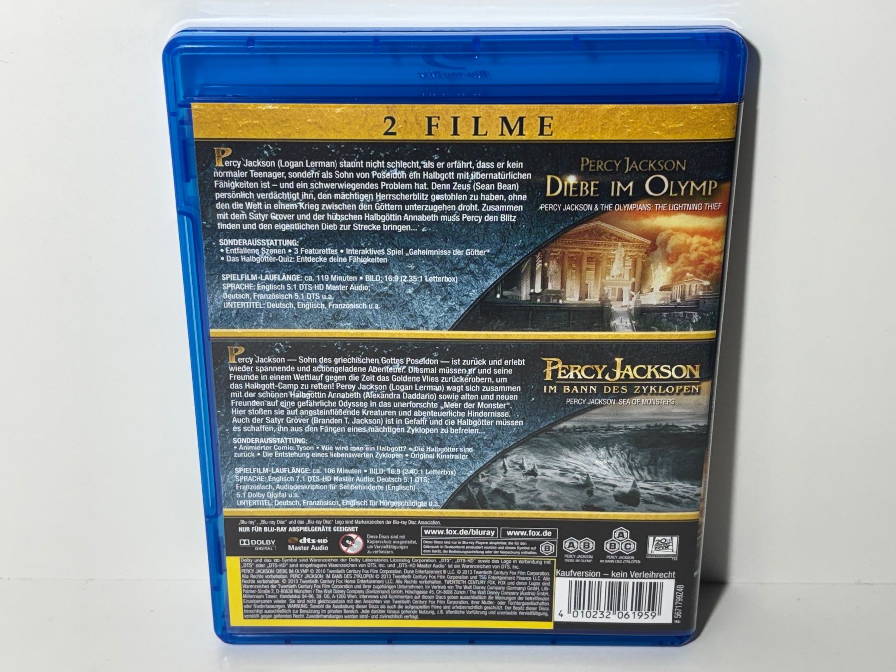 Tous les DVDs: Percy Jackson 1&2 Blu Ray – D'occasion à Wilderswil par Sstriker 1