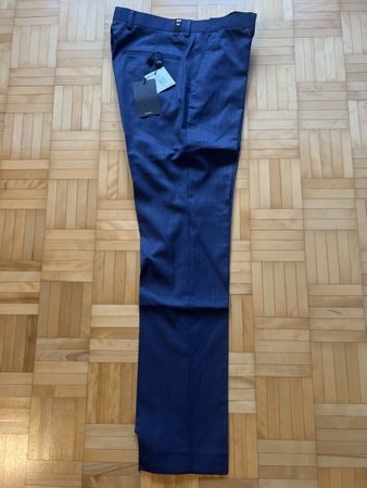 Elegante Herren Anzughose Gr. 46, Dunkelblau, Neu mit Etiket