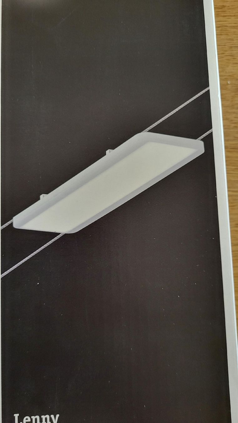 Paulmann Lampade: Paulmann Lenny Panel 2Line, 700lm, Neu Seilsystem – Nuovo e nell'imballaggio originale da Möhlin venduto da brodieph 1
