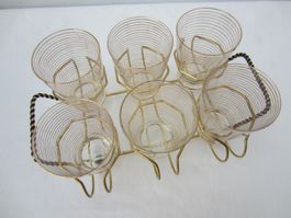 50 Jahre String Halter 6 Gläser Kult Design