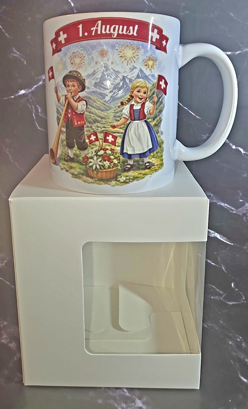 Tazze: 1.August Tasse – Nuovo e nell'imballaggio originale da Egerkingen venduto da bami7068 1