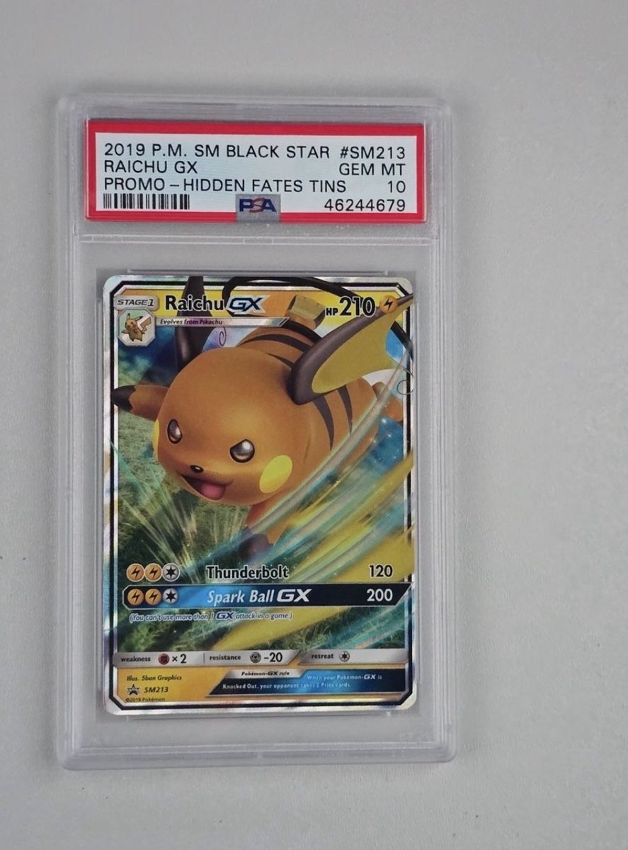 Pokémon Carte collezionabili: Raichu Gx - PSA 10 – Nuovo e nell'imballaggio originale da Winterthur venduto da c05