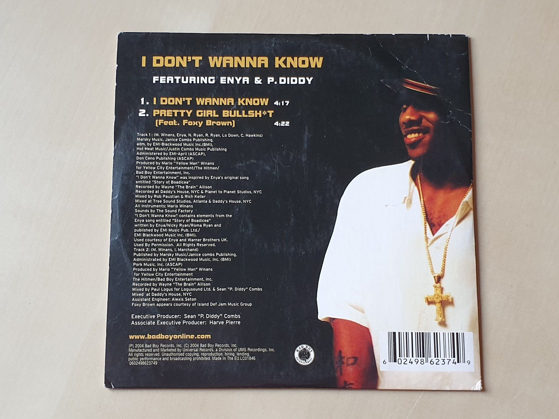 CD: Mario Winans Enya  I dont wanna know – Usato da Stansstad venduto da collectorsshop 1