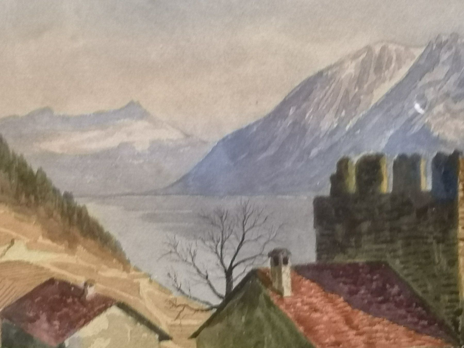 Gemälde: MAGNIFIQUE AQUARELLE SIGNÉE – Gebraucht aus Genève von Qanil77 6