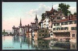 Zürich, Schipfe, mit Buchbinder R. Broc