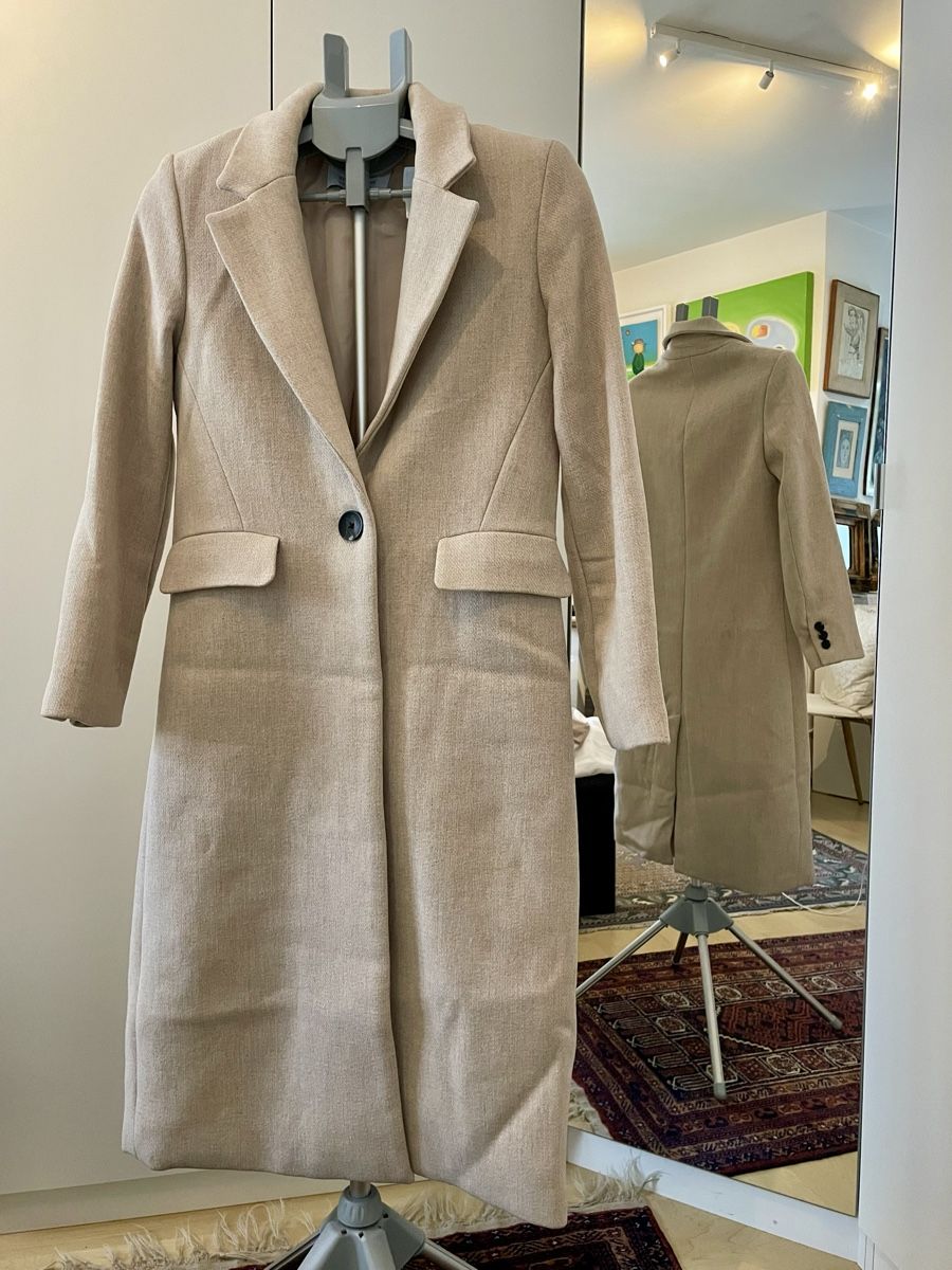 Stradivarius Cappotti: Beige Mantel Stradivarius Grösse S Herbst Winter – Nuovo (secondo la descrizione) da Zürich venduto da MarciaBraz