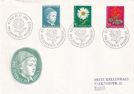 FDC Pro Juventute 1963 J200-J202 (SBK CHF 90.-)