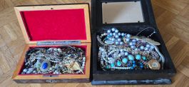 Gd.Lot bijoux Argent 925 Fantaisie Pl.Or, Montres 5 kg ☆☆☆☆☆