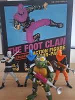 Turtles Foot Clan and Slash BST AXN Figuren