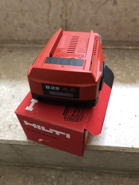 Neuer Hilti Akku B22 4.0 09.2021 | Kaufen Auf Ricardo