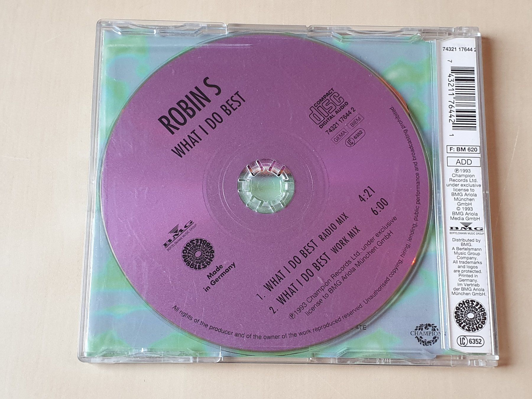 CD: Robin S What i do Best – Usato da Stansstad venduto da collectorsshop 1