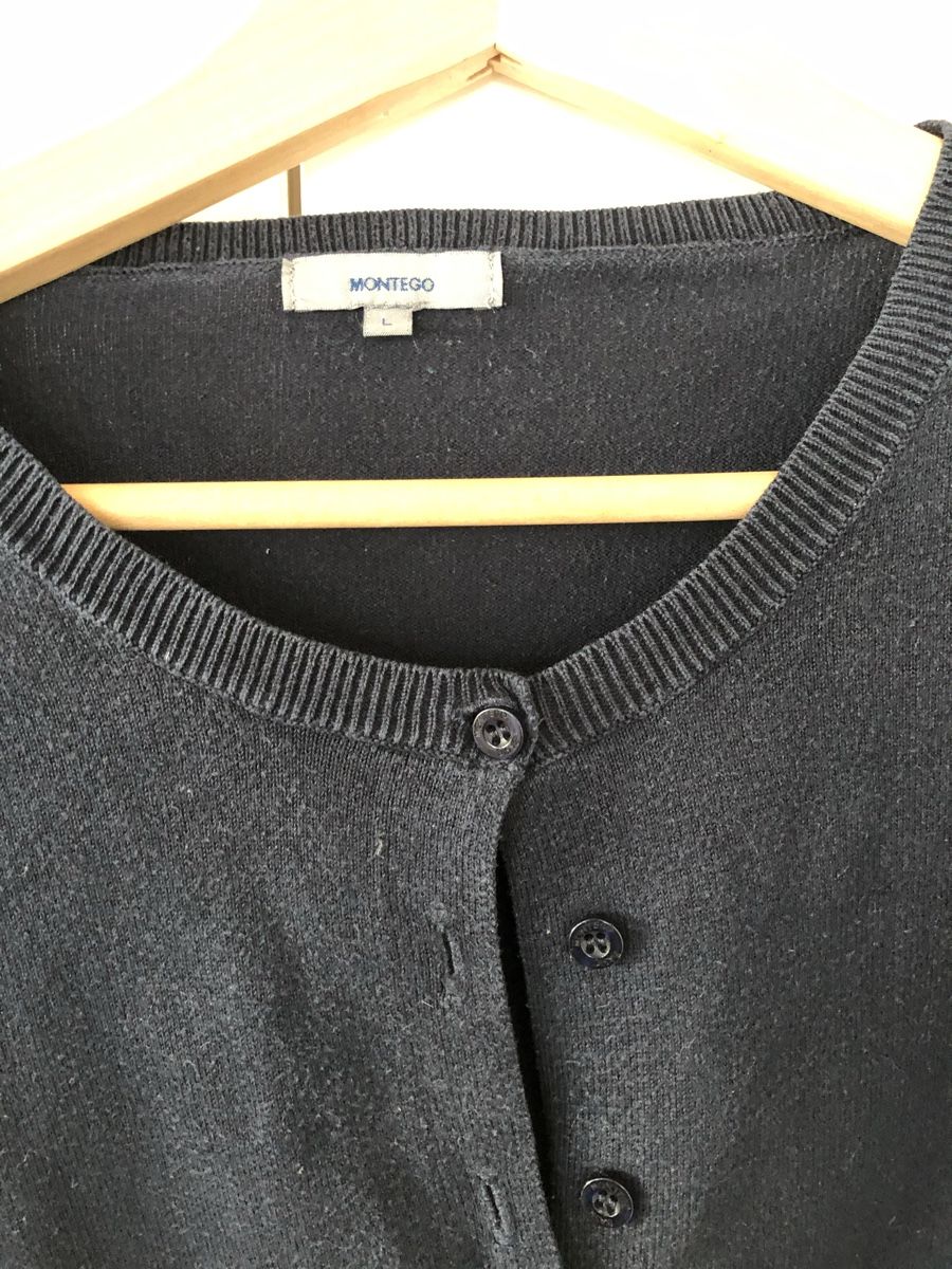 Giacche: Montego Strickjacke, dunkelblau, Gr. L – Usato da Buchs SG venduto da Vrenilein 1