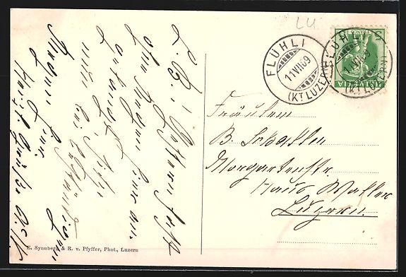 Cartoline postali: Flühli /Entlebuch, Kurhaus Flühli mit  – Usato da Berlin venduto da bartko-reher 1