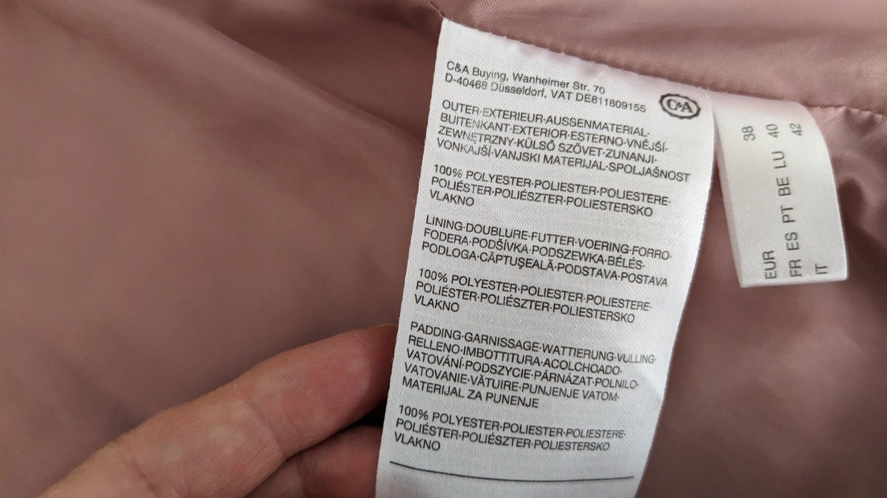 C&A Giacche: Schöne warme Jacke - Gr. 38 (eher M) – Usato da Staufen venduto da Fleby84 6