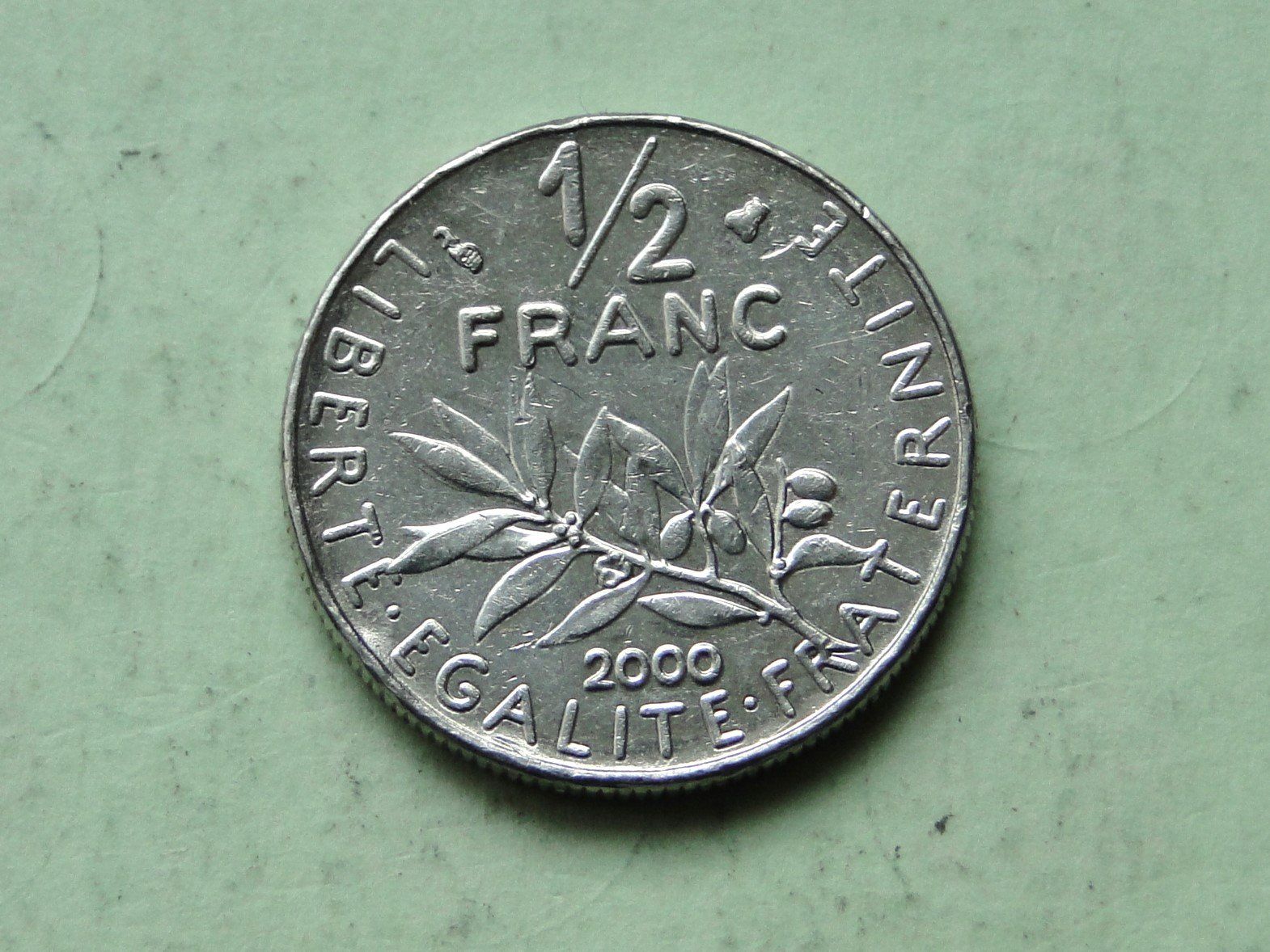 Tutti le monete: 1/2 Franc (50 centimes) France 2000 Semeuse – Usato da Killwangen venduto da cyrano56