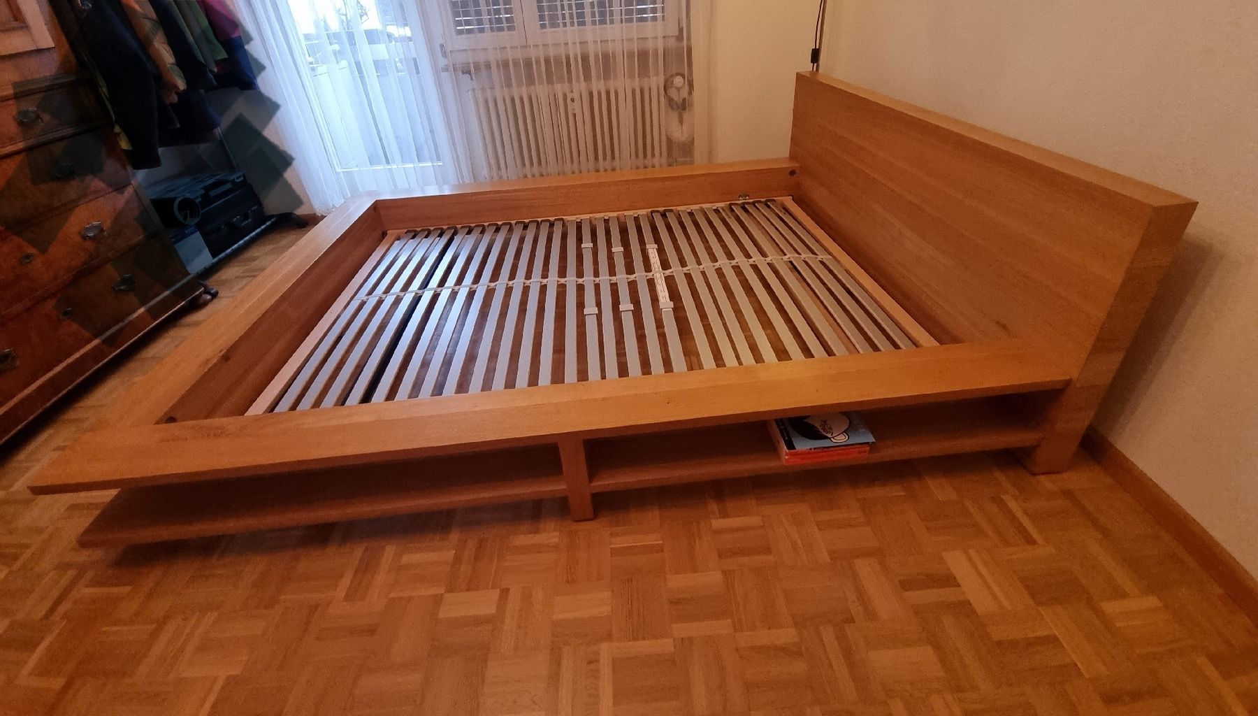 Articoli in legno: massiv Eiche Holz 140x200 Bett mit Lehne – Usato da Basel venduto da Efe72 7
