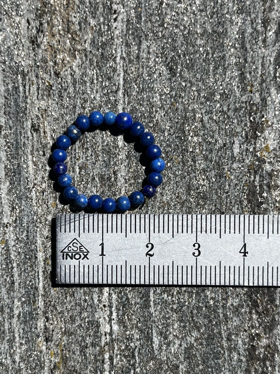 Anelli: Elastischer Fingerring aus Lapislazuli – Usato da Uettligen venduto da aeraes 1
