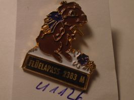 1 Flüelapass Murmeltier Pin (U1126)