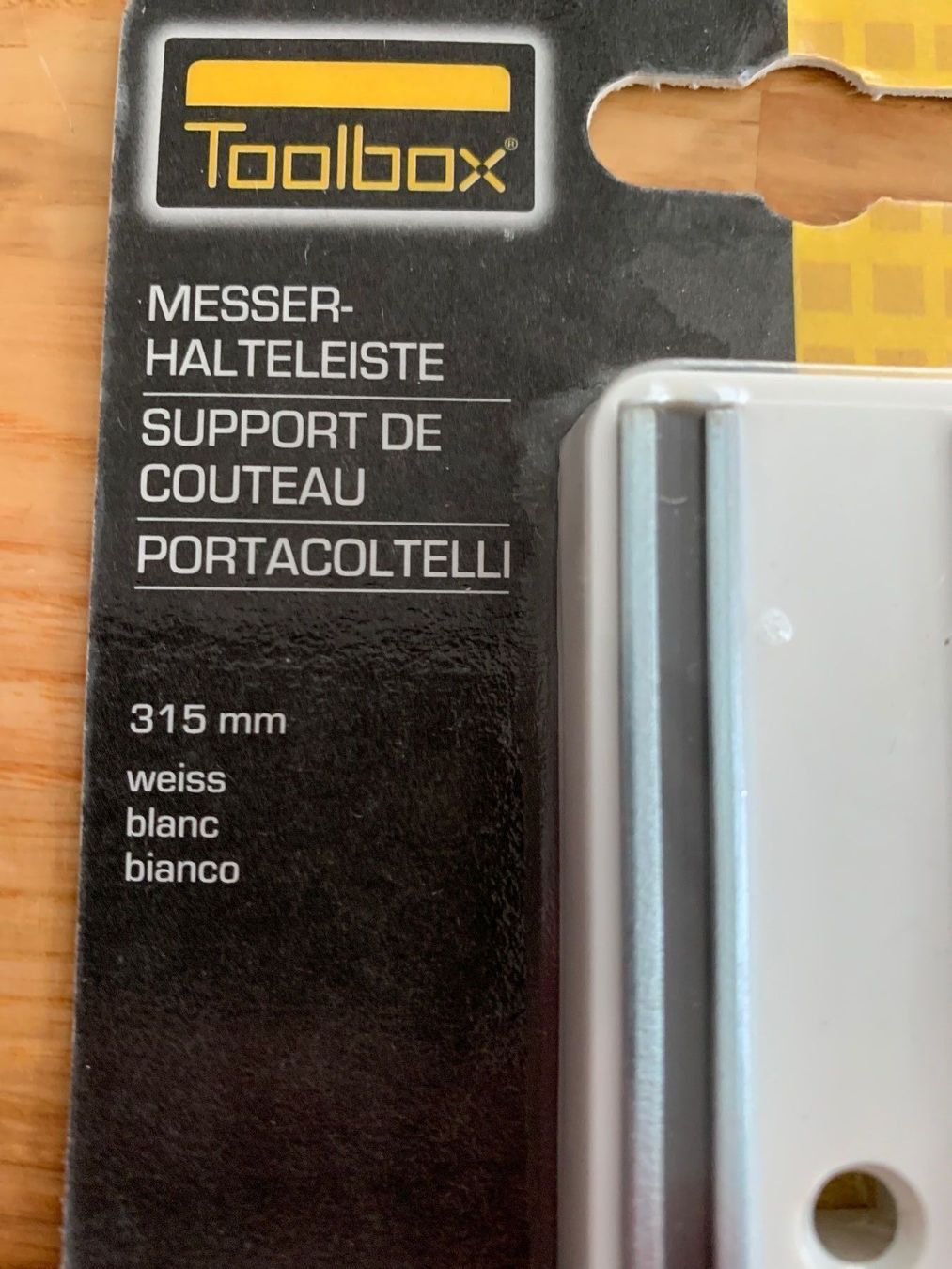 Supporti a parete: Messerhalteleiste 315mm – Nuovo e nell'imballaggio originale da Wettingen venduto da stern910 1