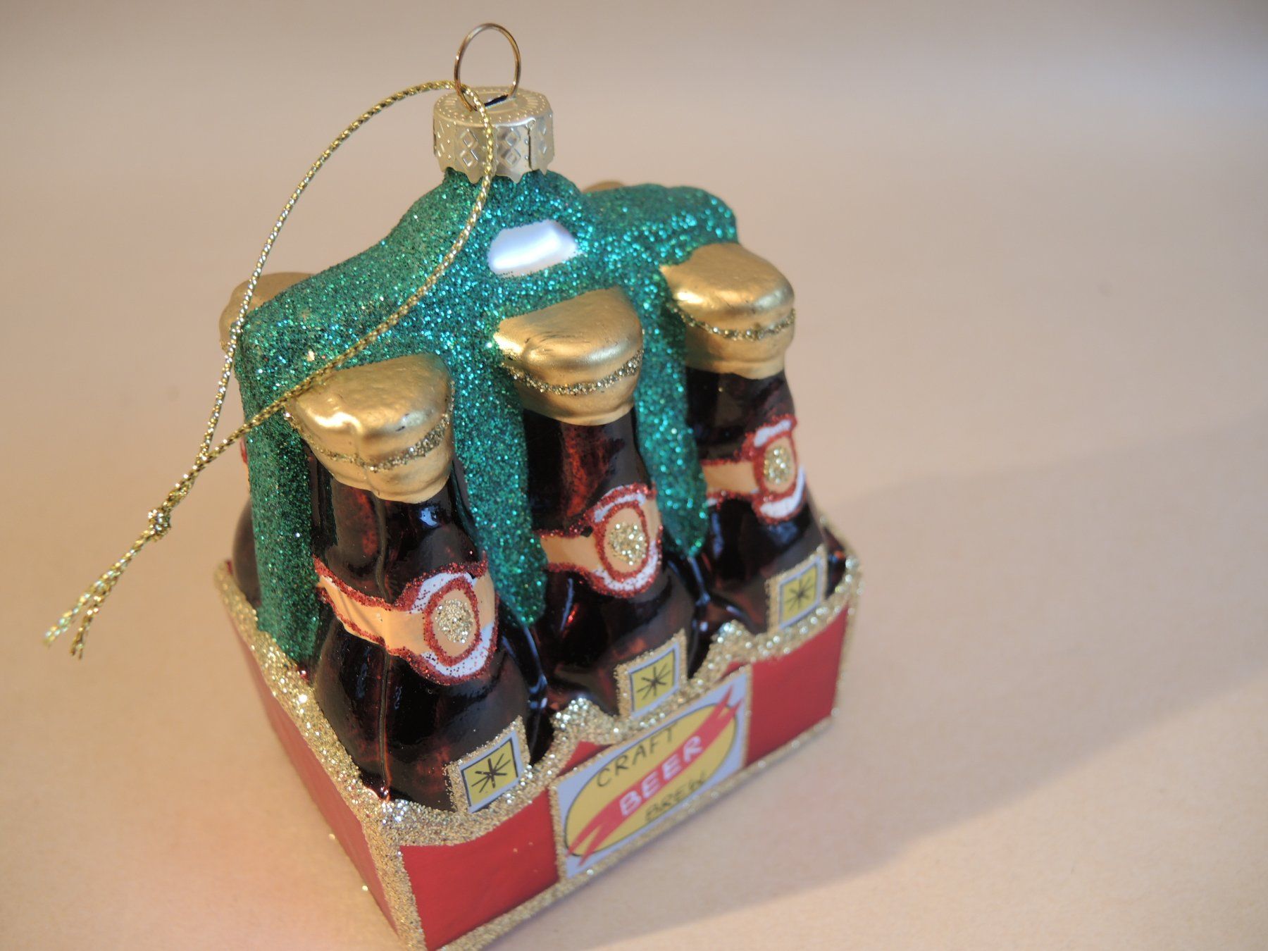 Tutte le decorazioni: Weihnachtsbaumschmuck SIXPACK beer Glas Christbaum Kugel – Usato da Rorschach venduto da maeck8 1