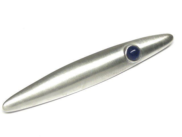 Spille & Fermagli: Vintage Stab Brosche Silber 925 Lapislazuli – Usato da Ermatingen venduto da Decovin 1