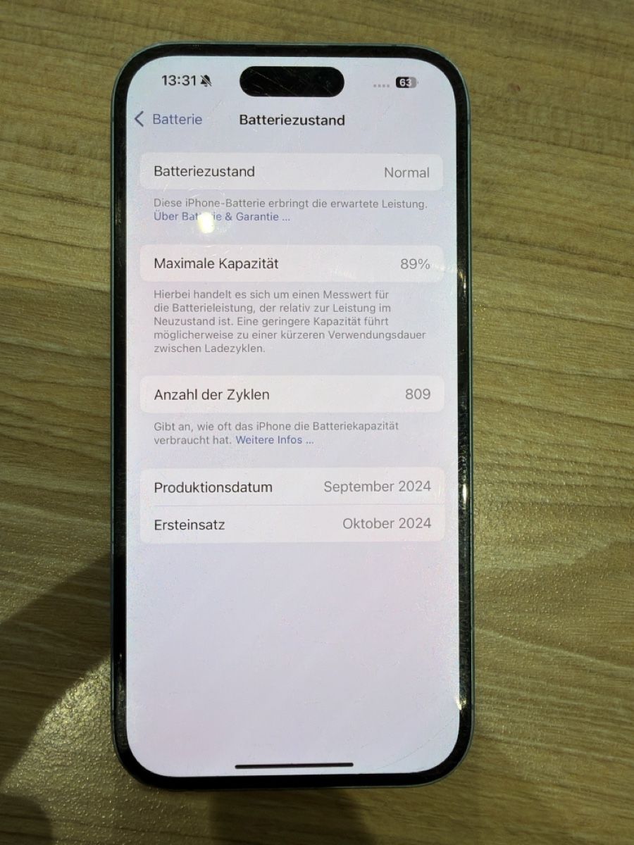 Apple Telefoni cellulari / Smartphones: Iphone 16 Blau 128 GB – Usato da Münsingen venduto da swalser28 4