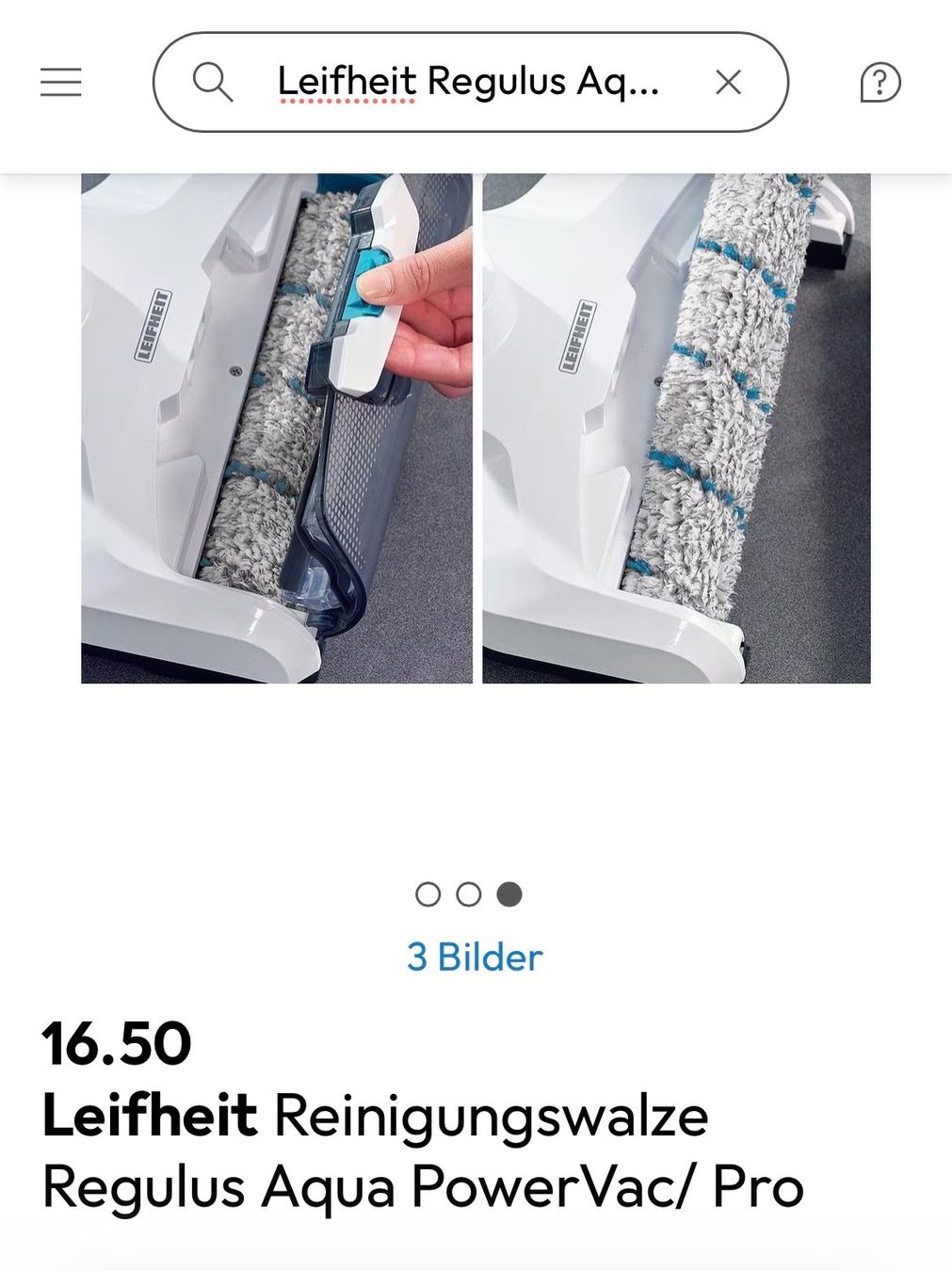 Leifheit Pulitori a vapore: Leifheit Regulus Aqua PowerVac Pro – Usato da Elgg venduto da swissstuff 8