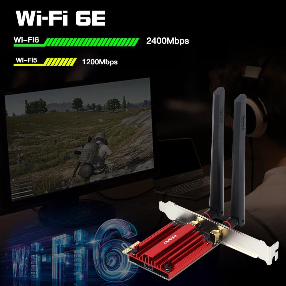 Laufwerke & Adapter: Wi-Fi 6E A5G/6 GHz Wireless PCI-E Adapter Bluetooth 5.2 – Neu und originalverpackt aus Unterägeri von RmOnline 1