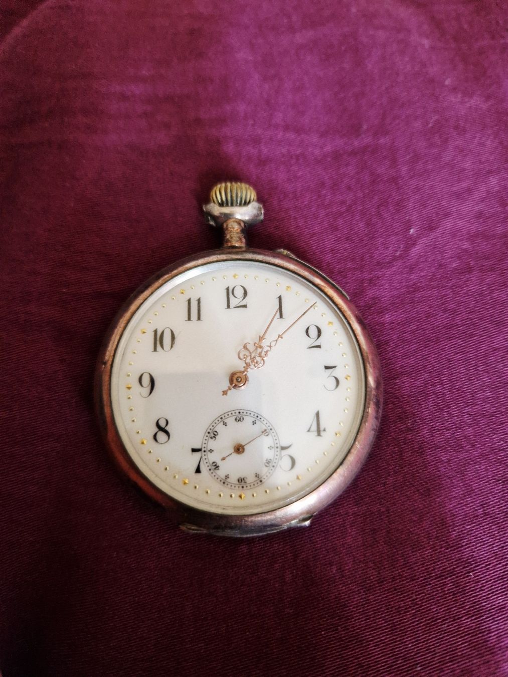 Glashütte Orologi: Montre à gousset ancienne Argent 800 - Système Glashütte – Usato da Undervelier venduto da Tufitufi7