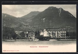 Beckenried, Blick auf Hotel Nidwaldnerho