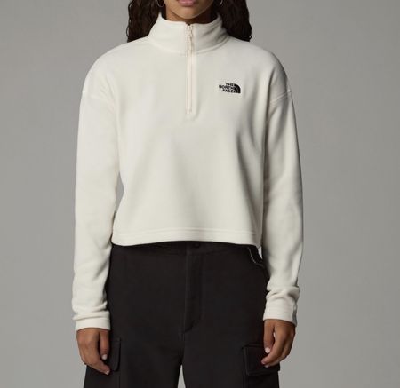 The North Face Fleece Pullover White Size XS