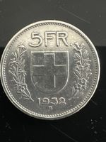5 Fr. 1932 B Münze (Silber)