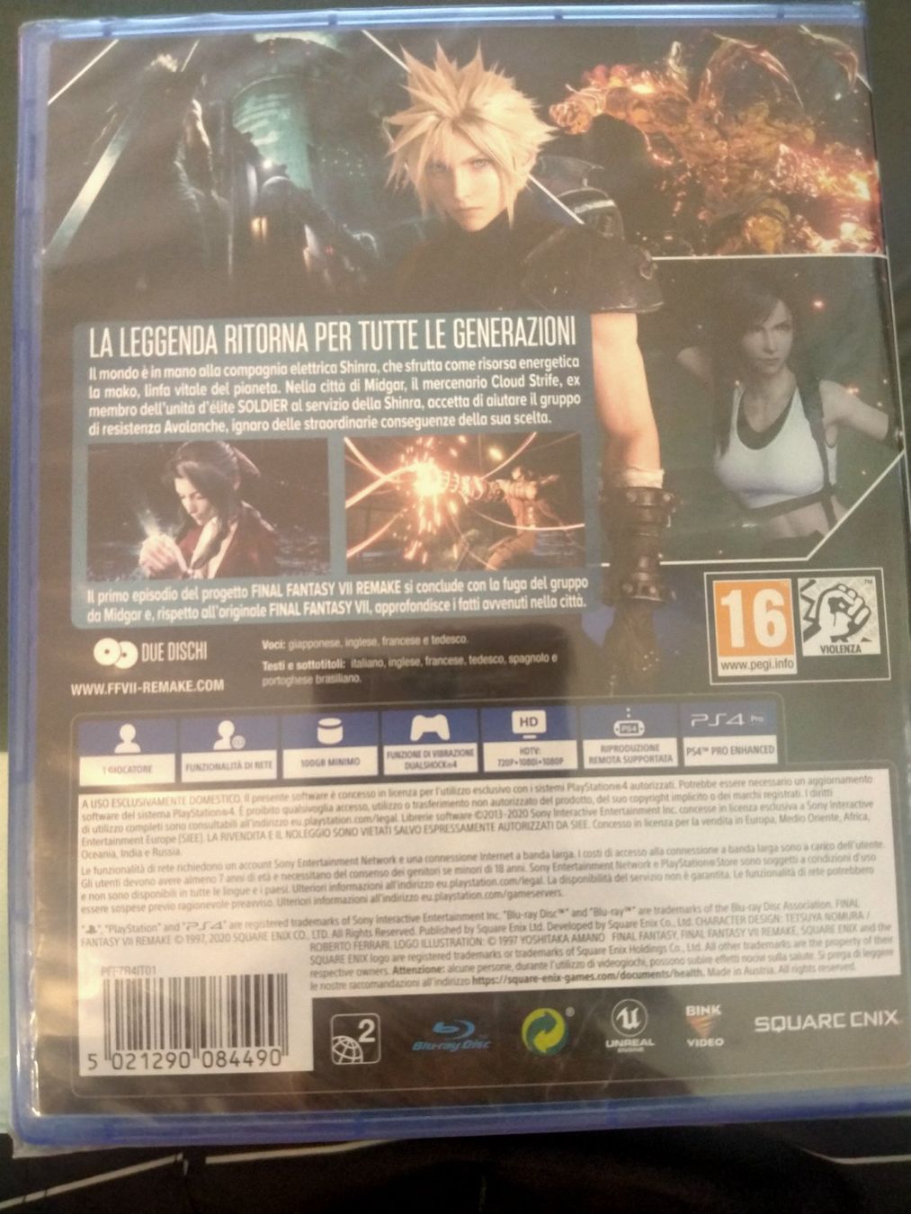 Sony Giochi: Final Fantasy 7 Remake - Playstation 4 – Nuovo e nell'imballaggio originale da Seseglio venduto da Stebu74 1