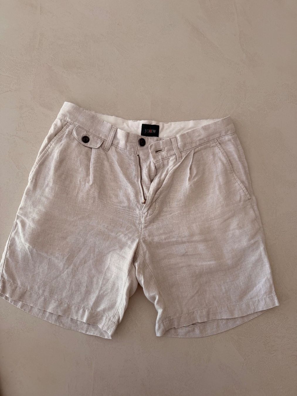 J.Crew Pantaloni: J Crew Leinen Shorts – Usato da Chambésy venduto da rob_gl27
