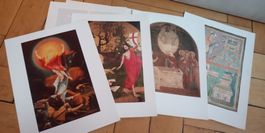 24 Kunstdrucke Gemälde Ostern Pfingsten Weihnachten Johanni