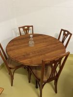 Holztisch, Beizentisch, Bistrotisch, in massiver Kirsche