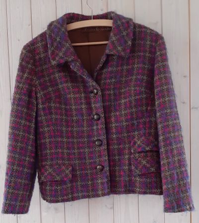 Jacke Blazer mit Kragen Vintage Stil