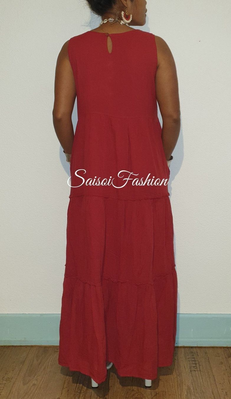 Vestiti: Sommer Boho Handmade 100%Baumwolle Maxikleid  XS-L – Nuovo e nell'imballaggio originale da Ebmatingen venduto da SaisoiFashion 5